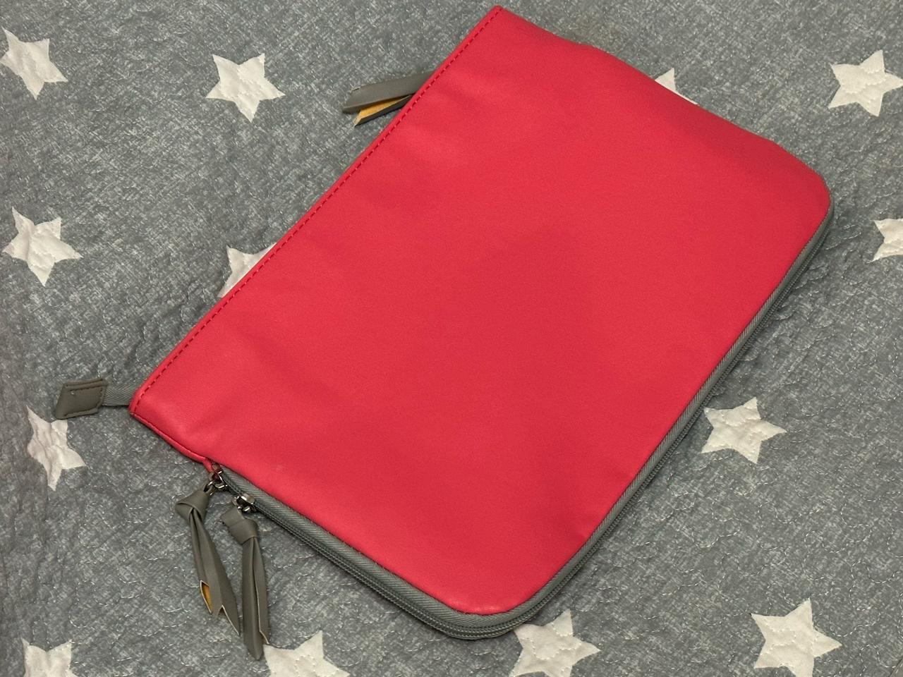 (새상품)스페인 핑크그레이 클러치백 파우치