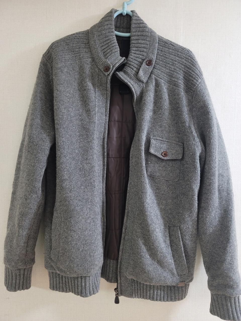 헨리코튼 울 니트점퍼 자켓. 사이즈 100 상태좋음