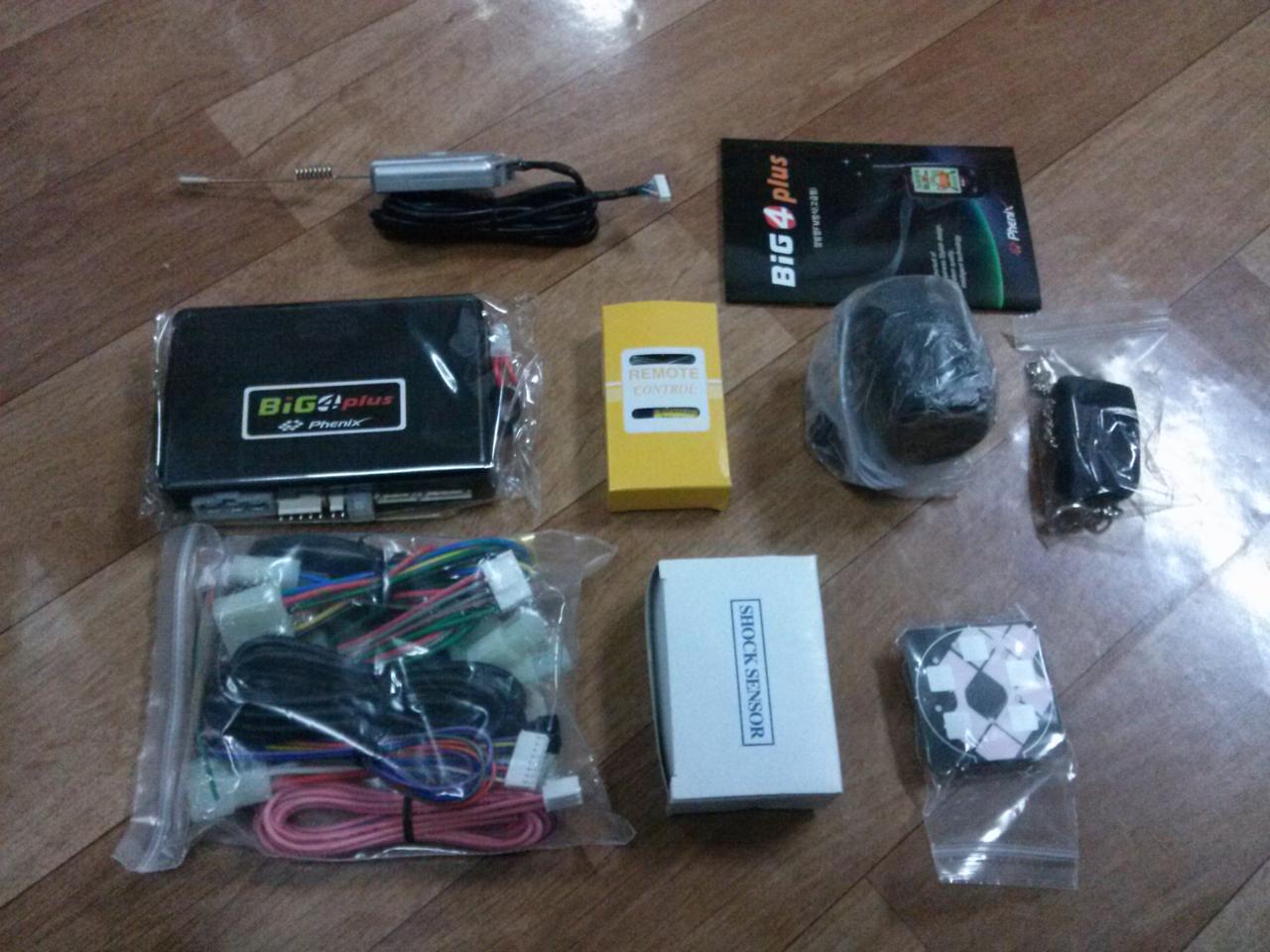 대구- 빅4플러스 양방향 원격시동경보기(앞유리 터치도어록 포함)