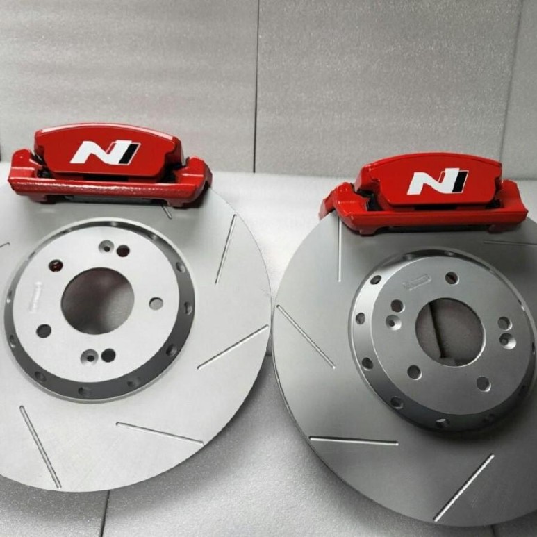 코나n 캘리퍼 355mm 디스크 조합 브레이크 세트 신품