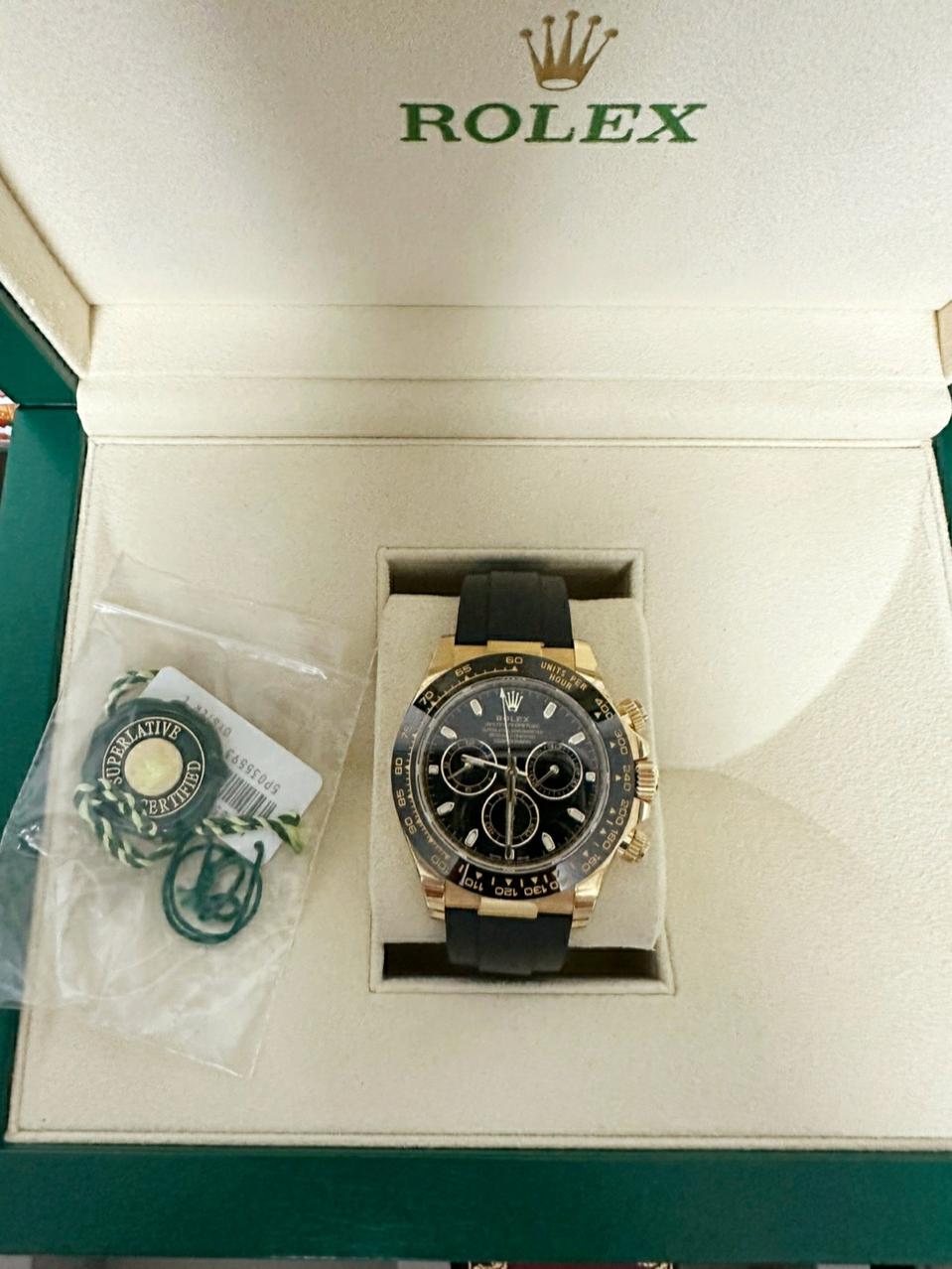 로렉스 데이토나 오이스터 옐로우골드