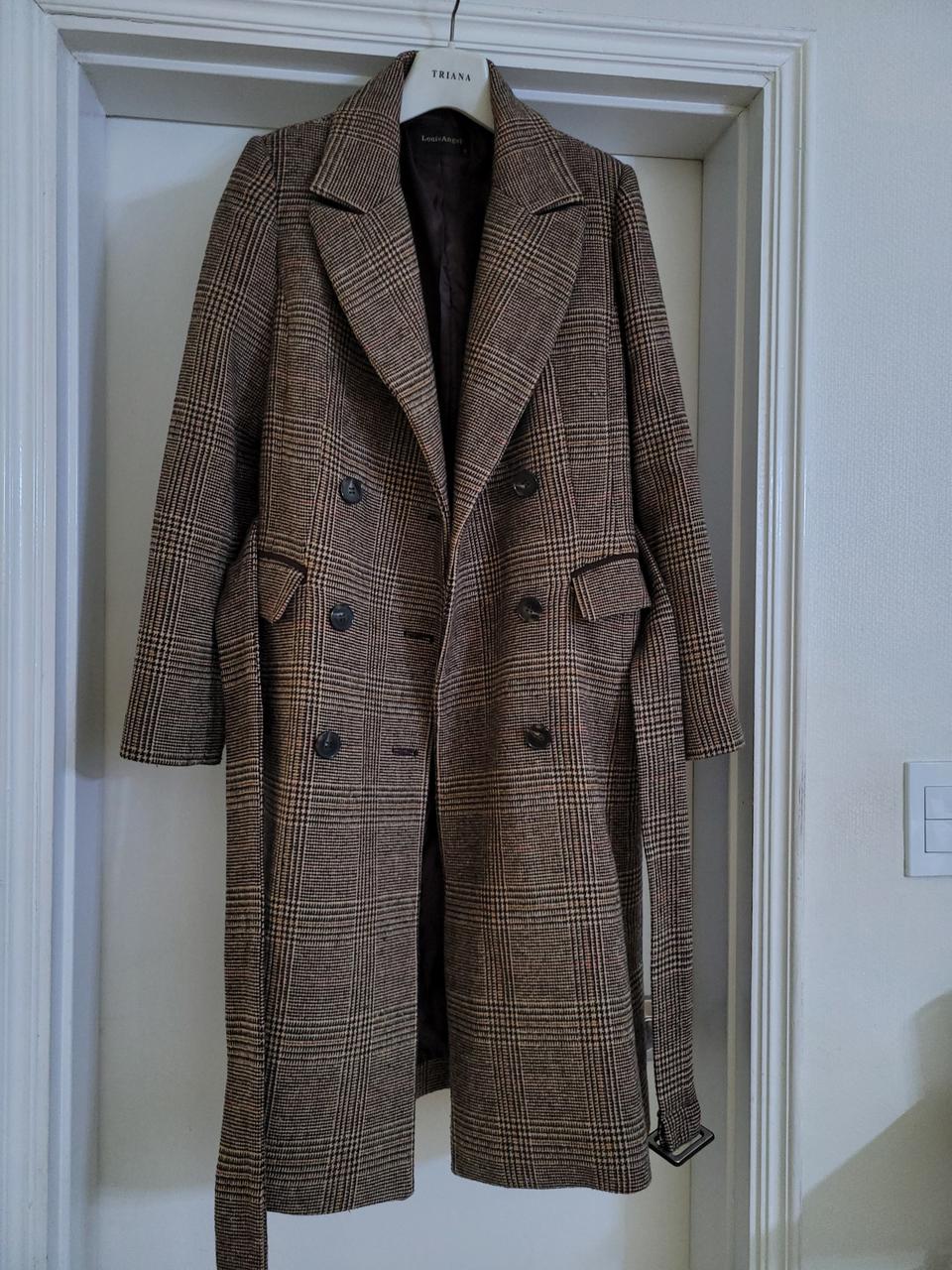 모혼방 체크코트