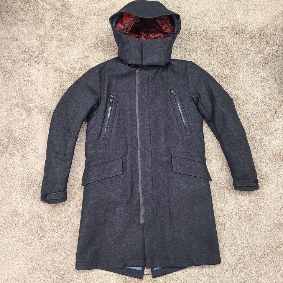 랑방 하프 패딩코트