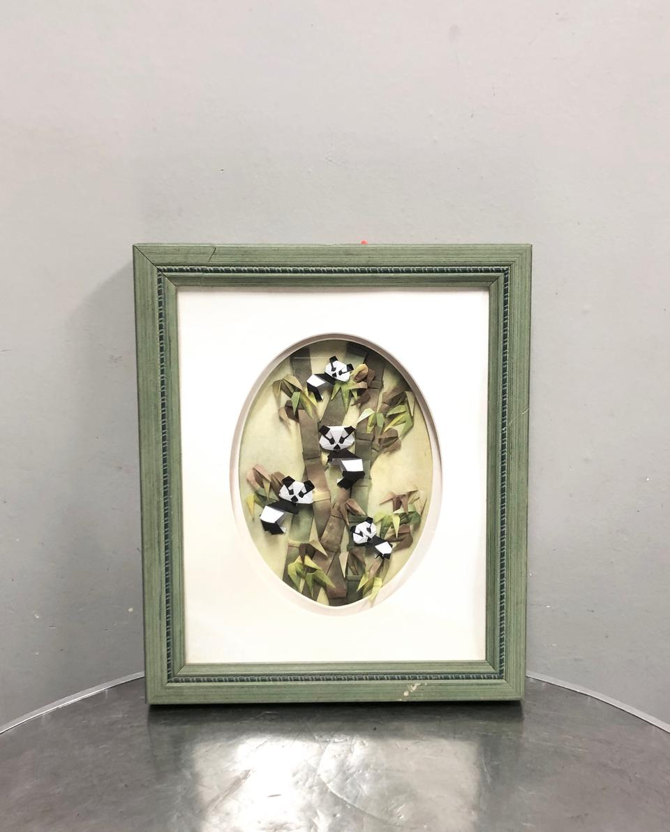 종이접기 액자 그림액자 소형액자