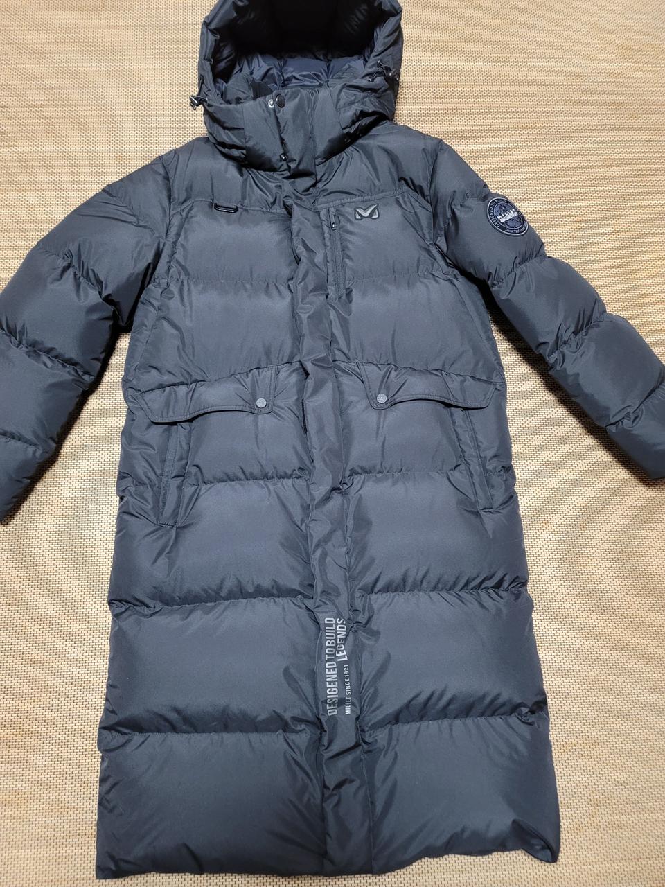 [남성95]밀레 구스다운 롱패딩