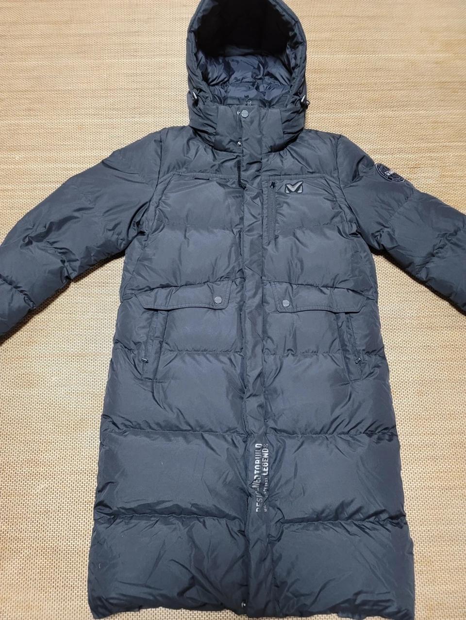 [여성90-95]밀레 구스다운 롱패딩