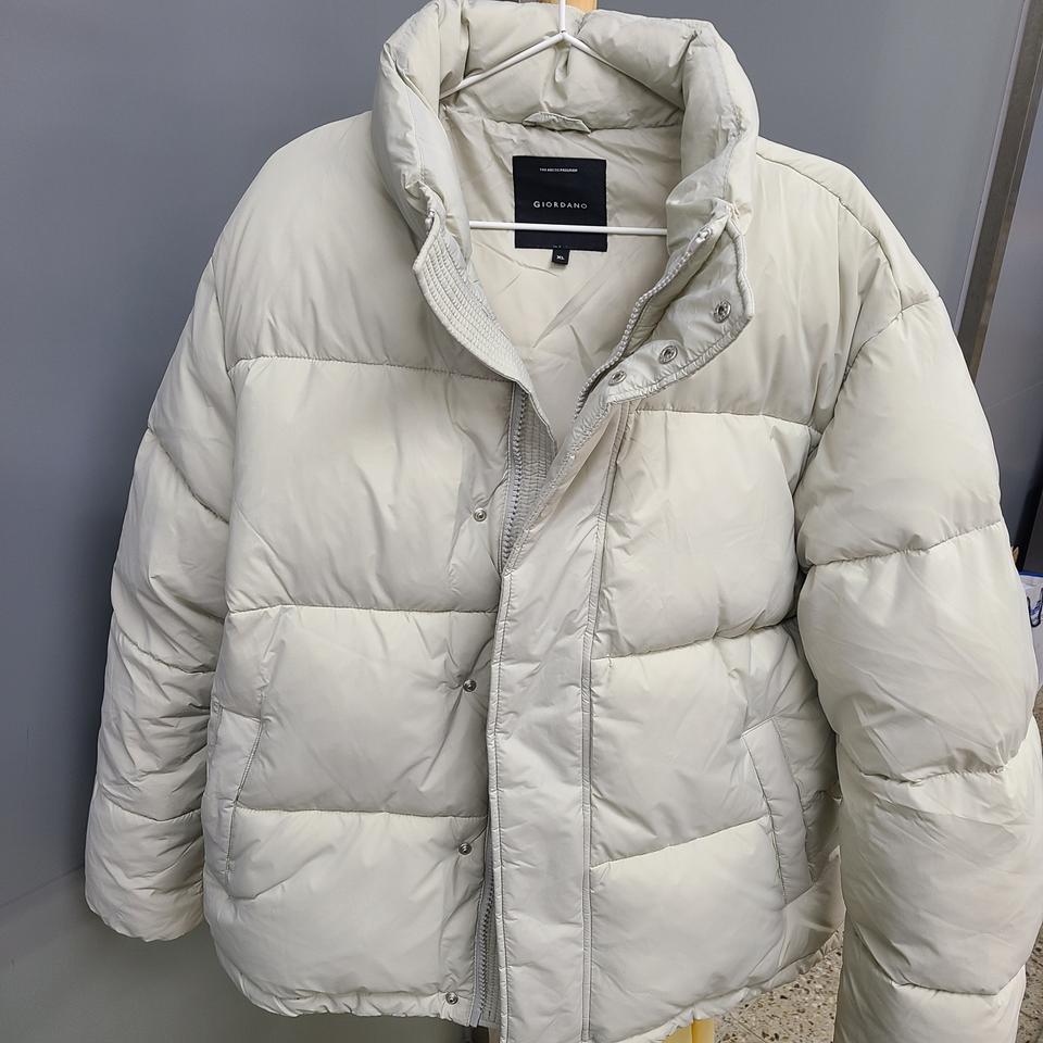 지오다노 숏패딩 스톤 XL