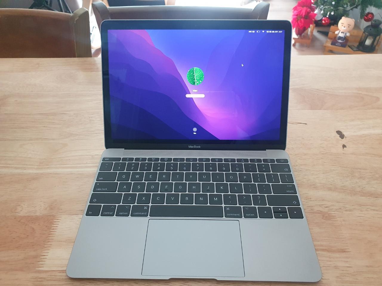 뉴맥북 12인치 2017년 풀스팩_스페이스그레이_(i7/16g램/512s