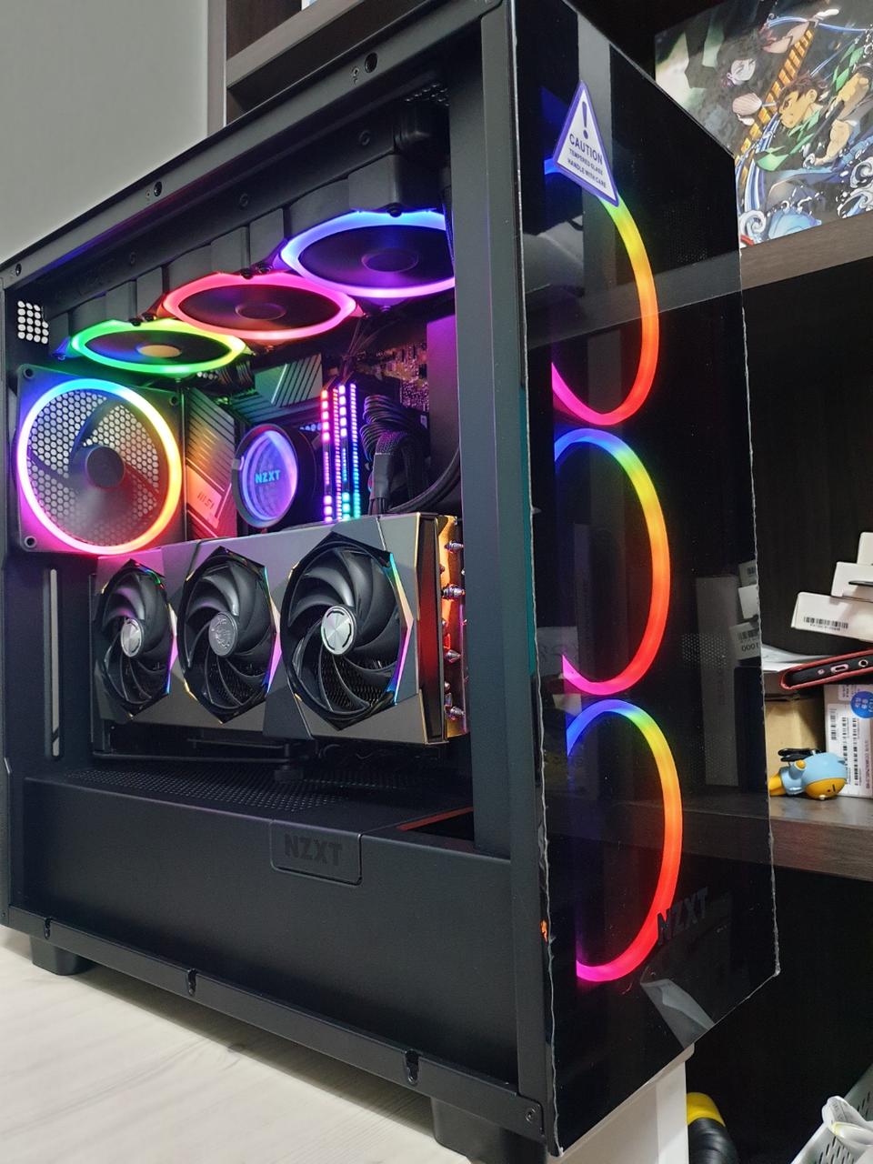 (하이엔드)인텔13900K 커세어32G Z790 RTX4090 슈프림X NZXT수냉pc!~