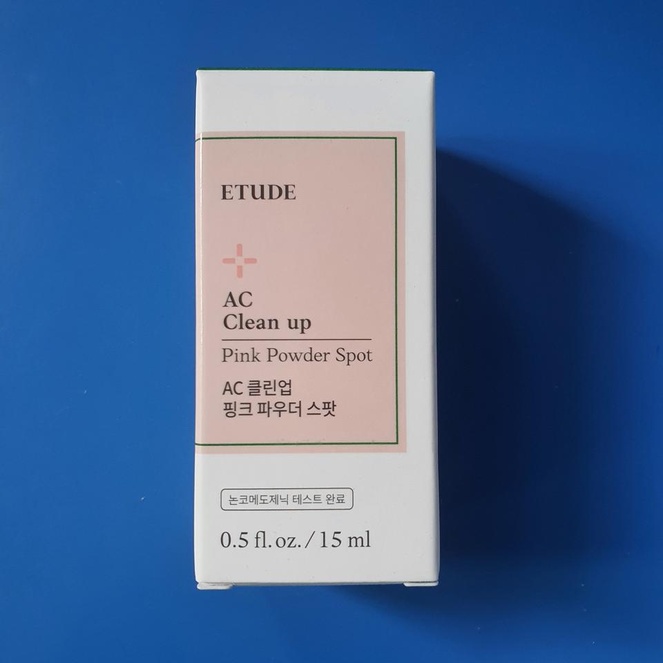 새상품 ㅡ 에뛰드 AC 클린업 핑크 파우더 스팟 15ml 판매합니다