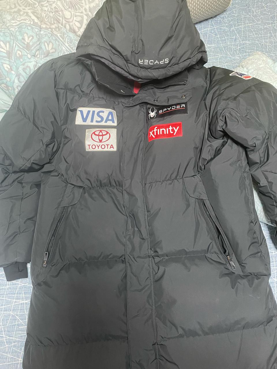 스파이더(spider) 롱패딩 xl 급쳐해요
