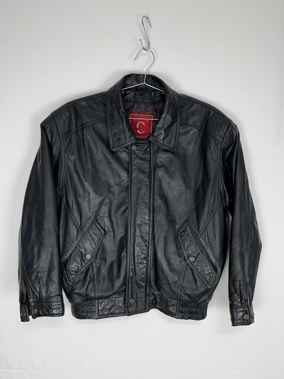 램스킨 레더 봄버자켓