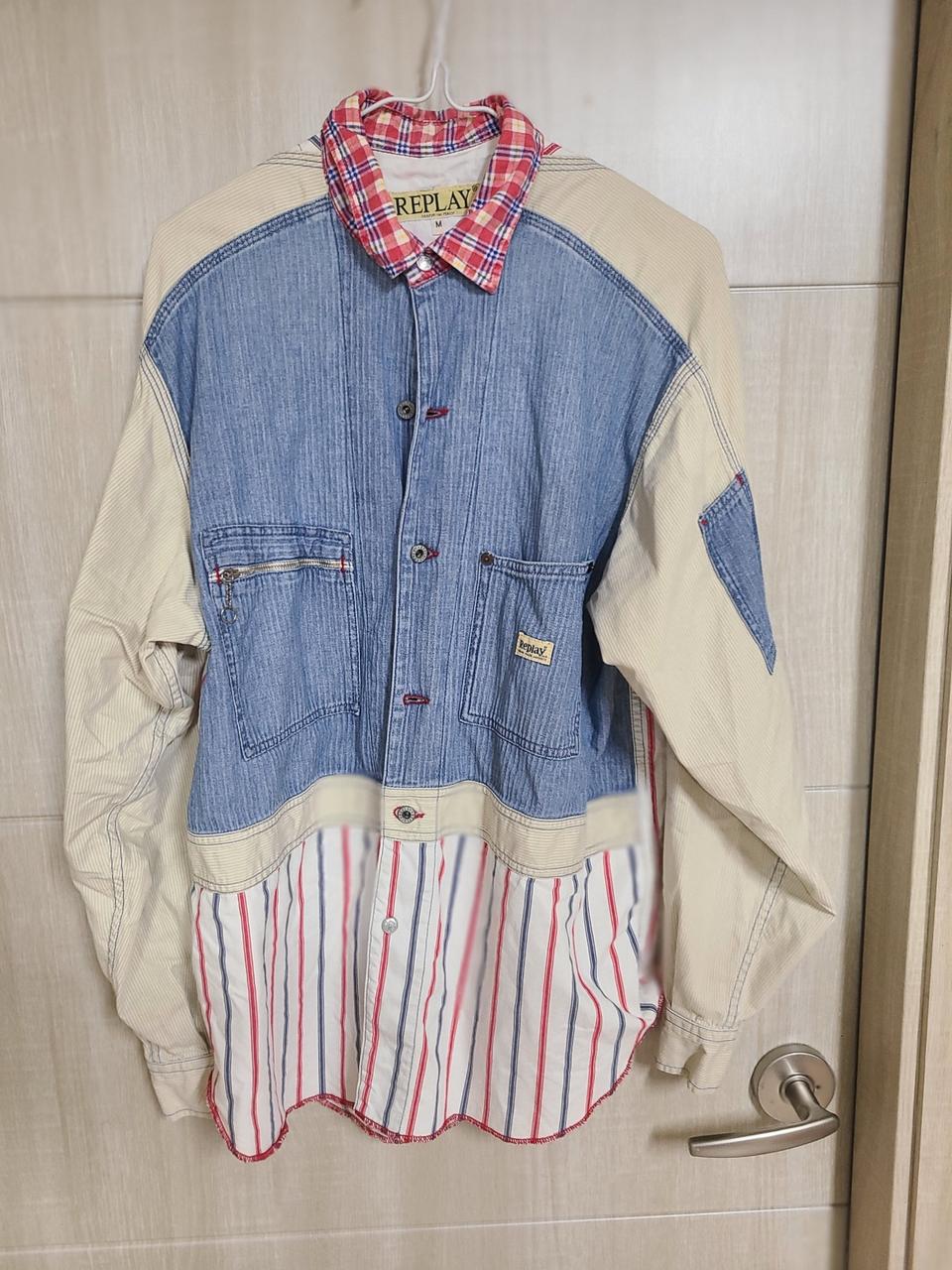 이태리 패턴남방 아메카지 100-105