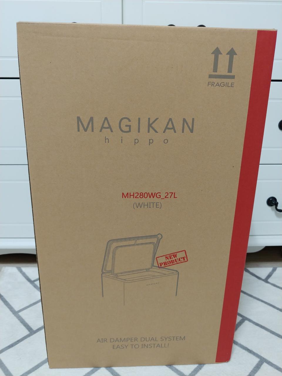 매직캔 최신상 히포 27L(화이트)+장착1롤 택포.