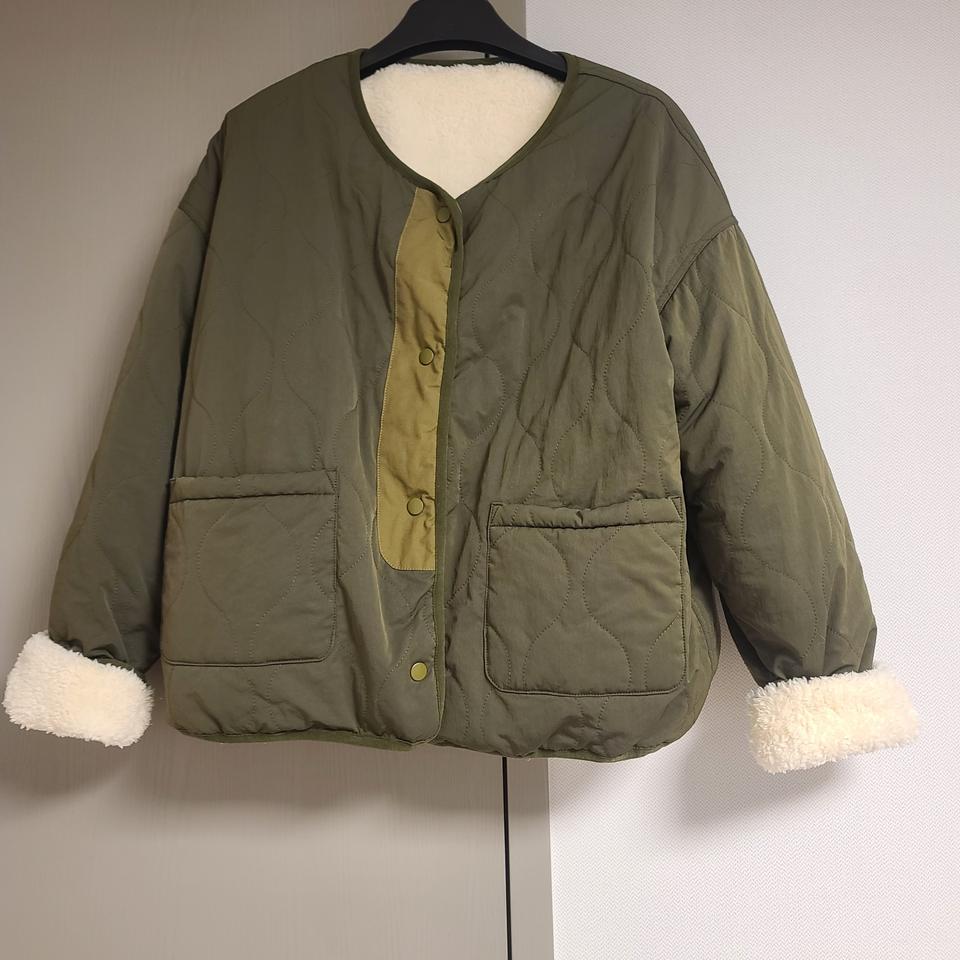 츄 양면 리버시블 털점퍼