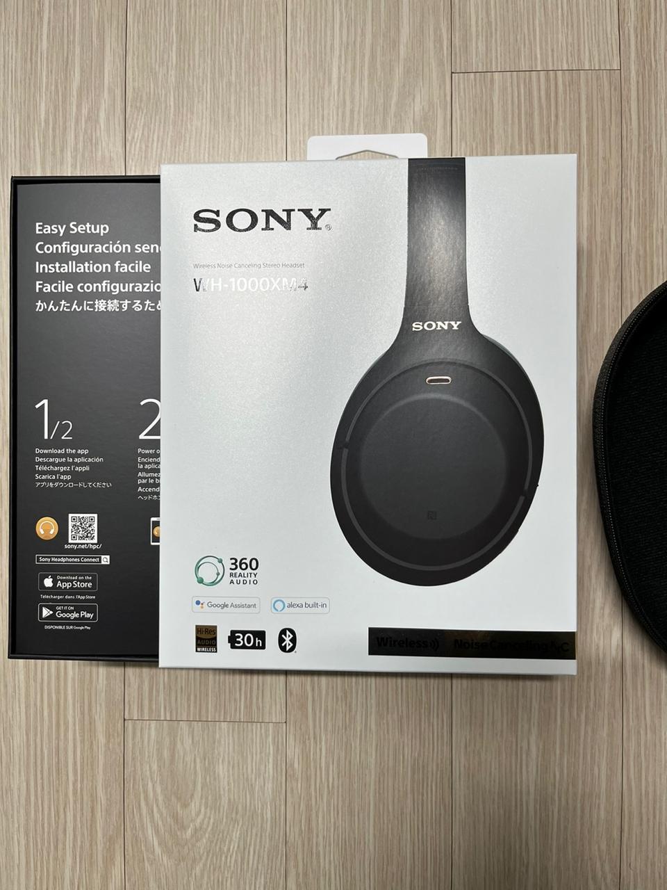 소니 헤드셋 WH-1000XM4 블랙 팝니다