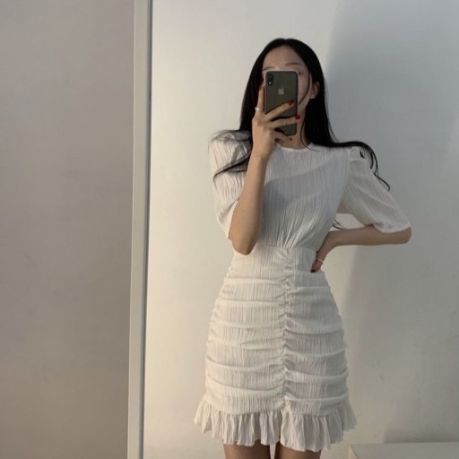 반팔 셔링원피스