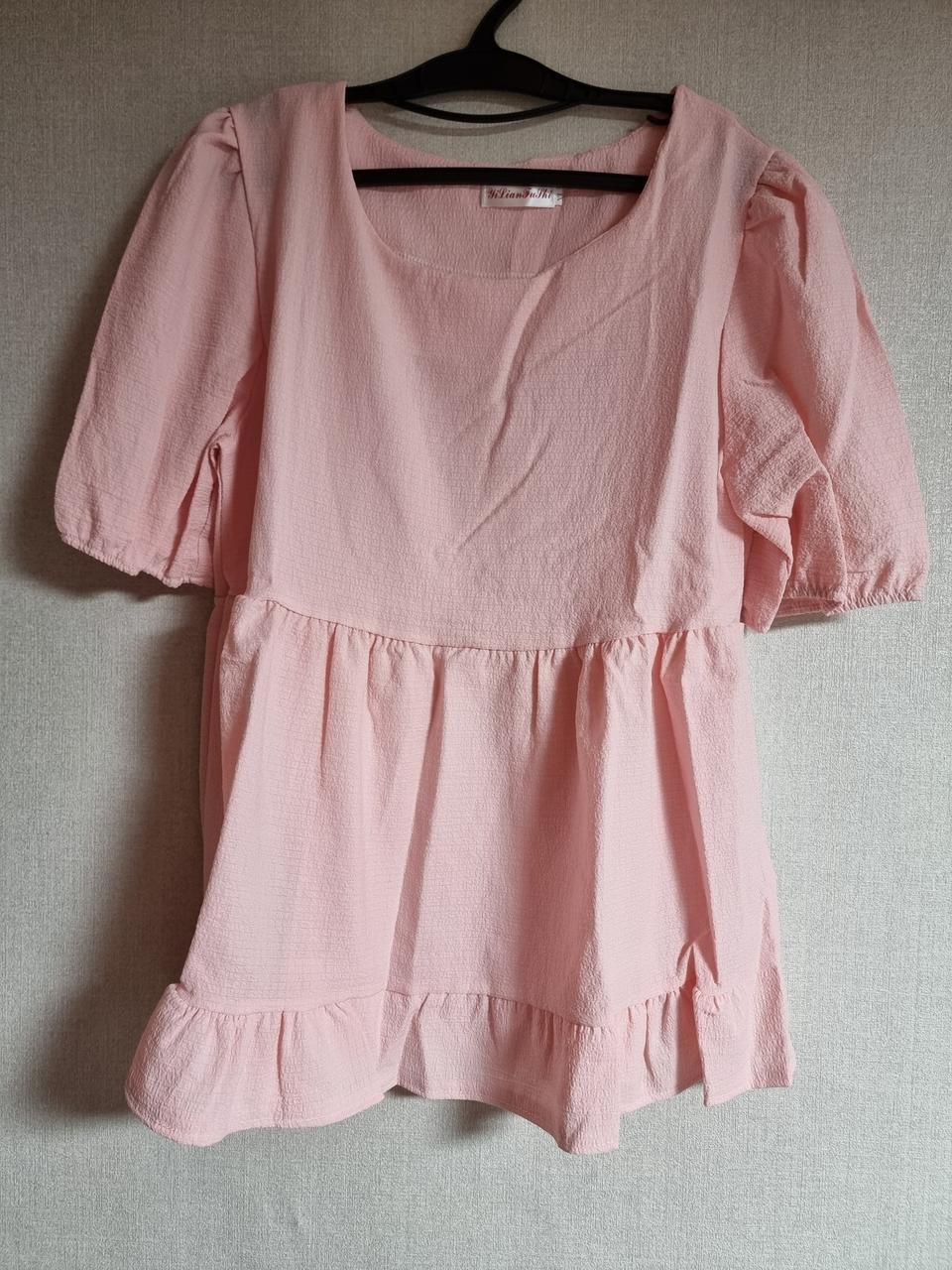 (새상품) 핑크셔링블라우스