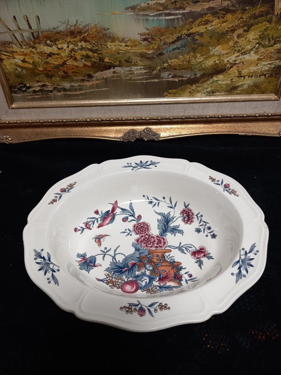 앤틱 영국 웨지우드 포푸리 오벌플레이트