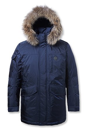 코오롱 남성 W/S 중기장 라쿤털 다운자켓 95