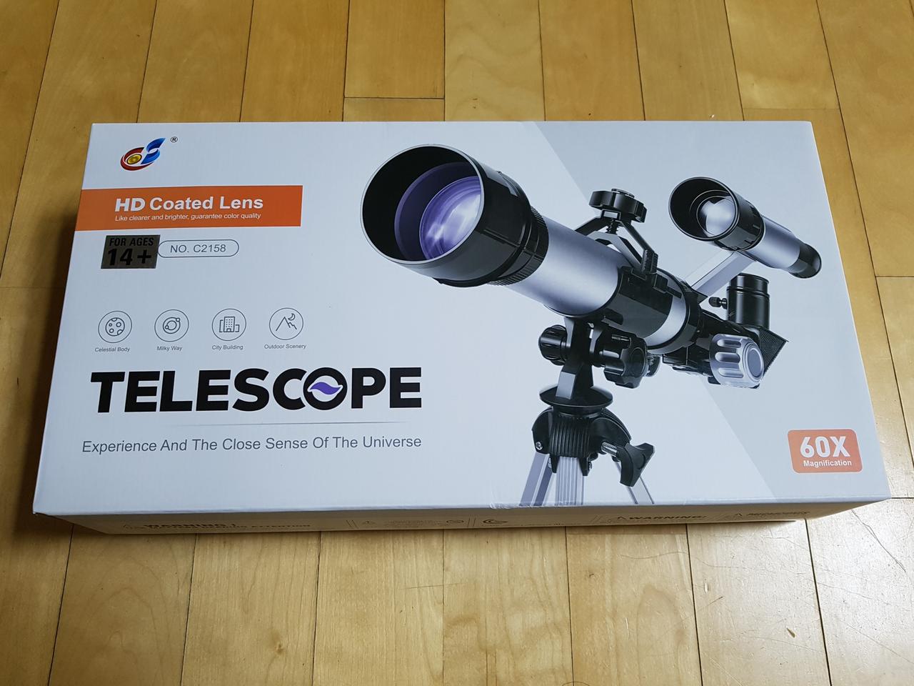 천체망원경을 팝니다.