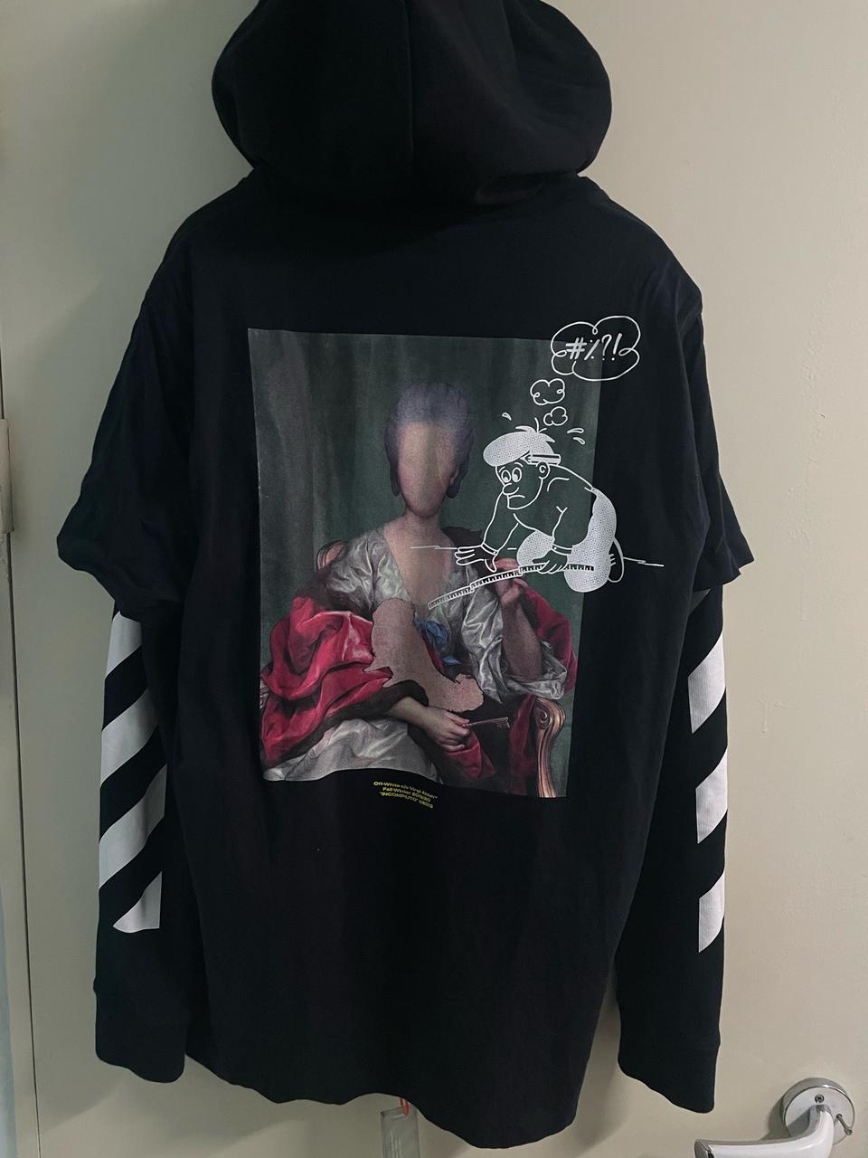 오프화이트 후드티