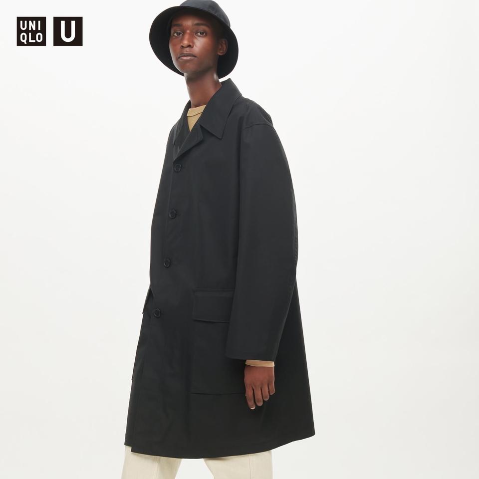 유니클로 U 르메르 블록테크 코트 블랙