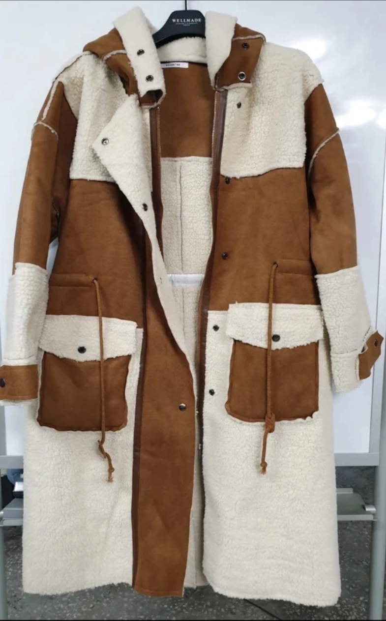 여성 무스탕 롱무스탕 유니크 아이템