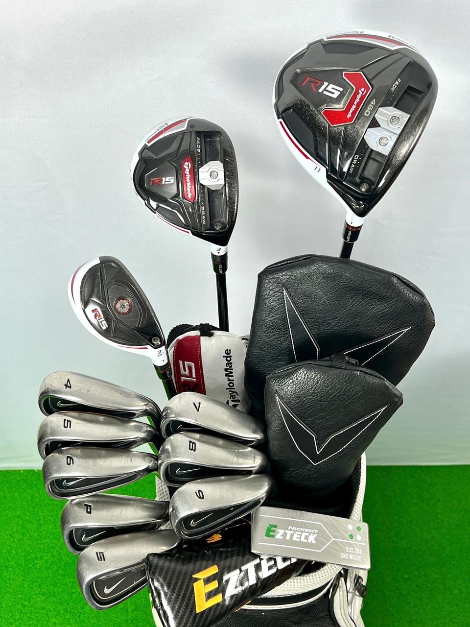 테일러메이드 R15 나이키 조합 중고 남자 골프채 풀세트
