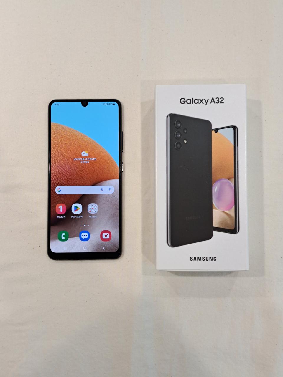 갤럭시 A32_64G 어썸 블랙, 젤리케이스, 유리필름