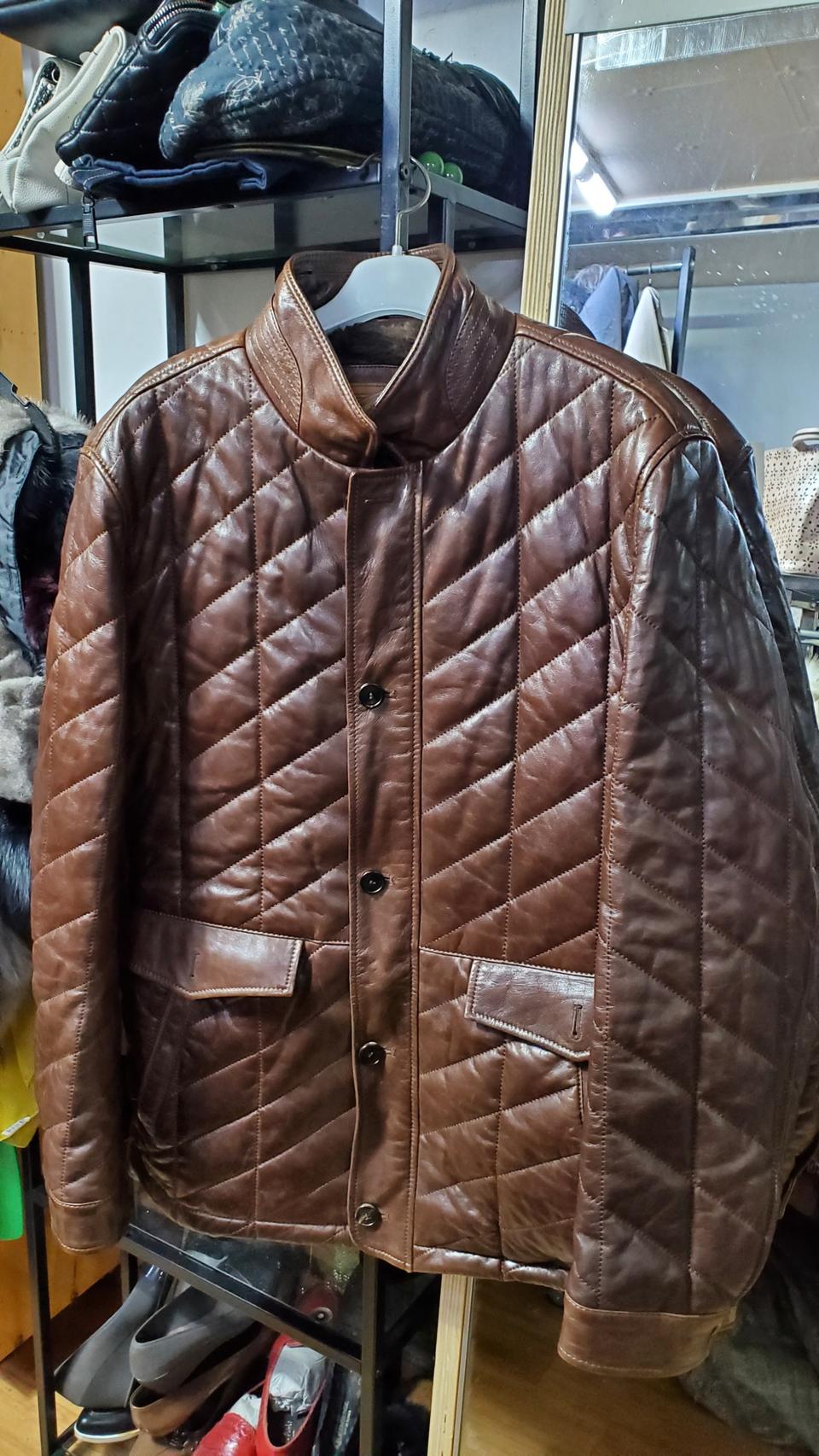 빈티지남성가죽자켓