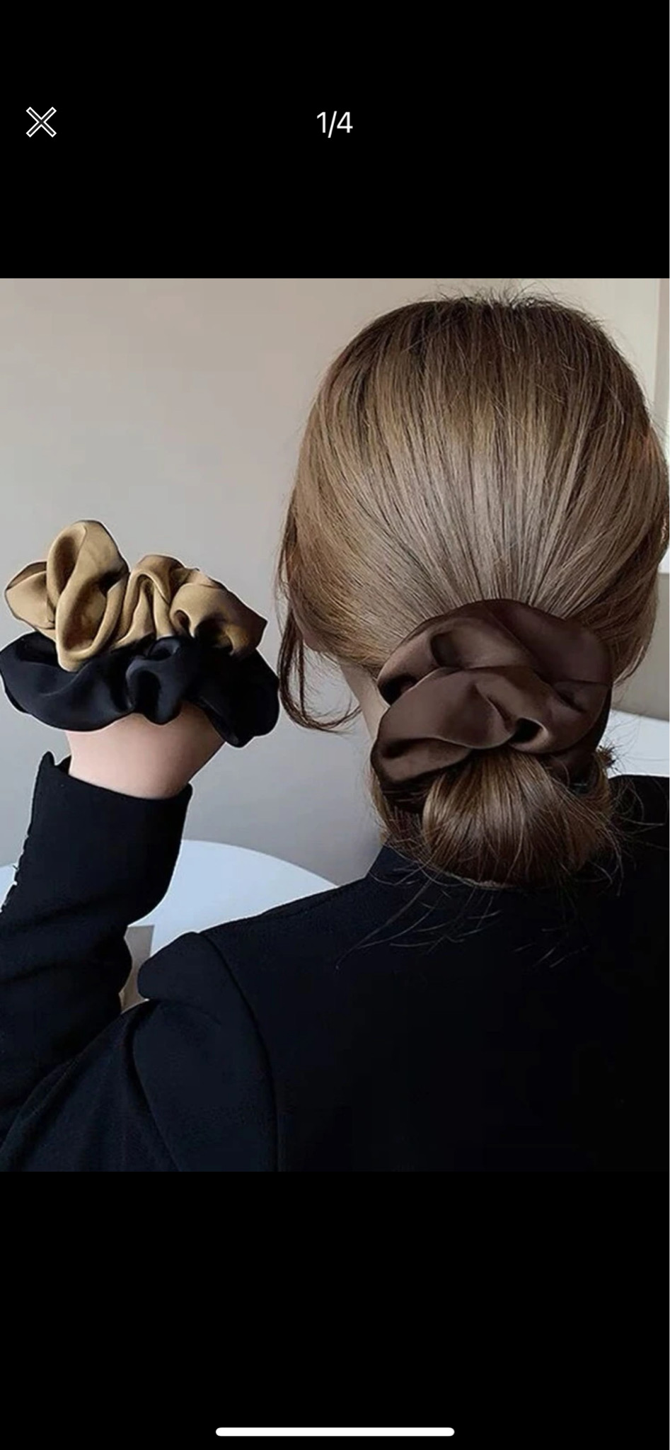 새상품)실크 곱창 머리끈(3종 택1)