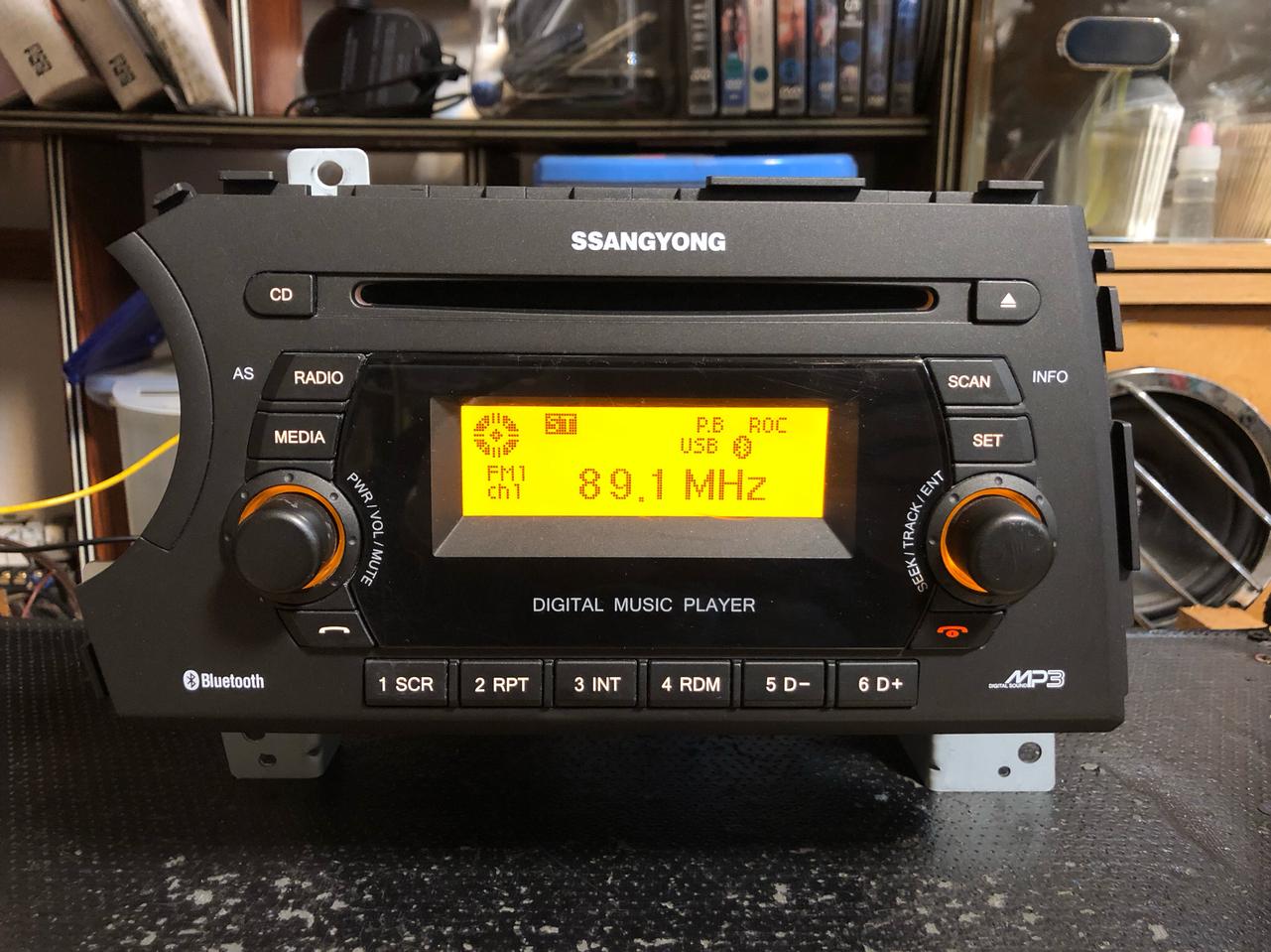 코란도스포츠 블루투스오디오