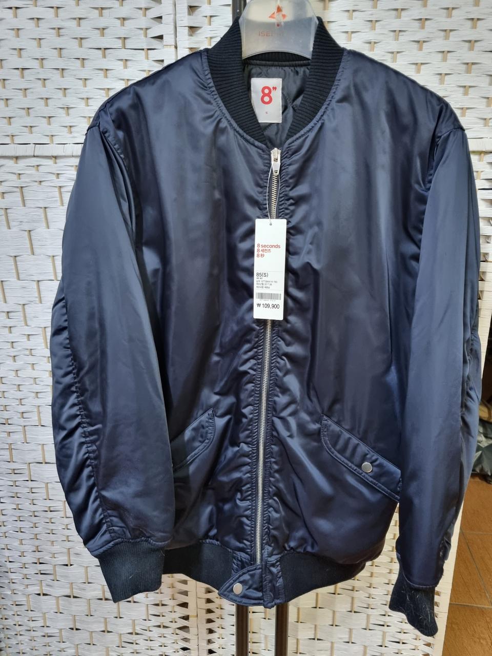 에잇세컨즈 블루종패딩 s사이즈