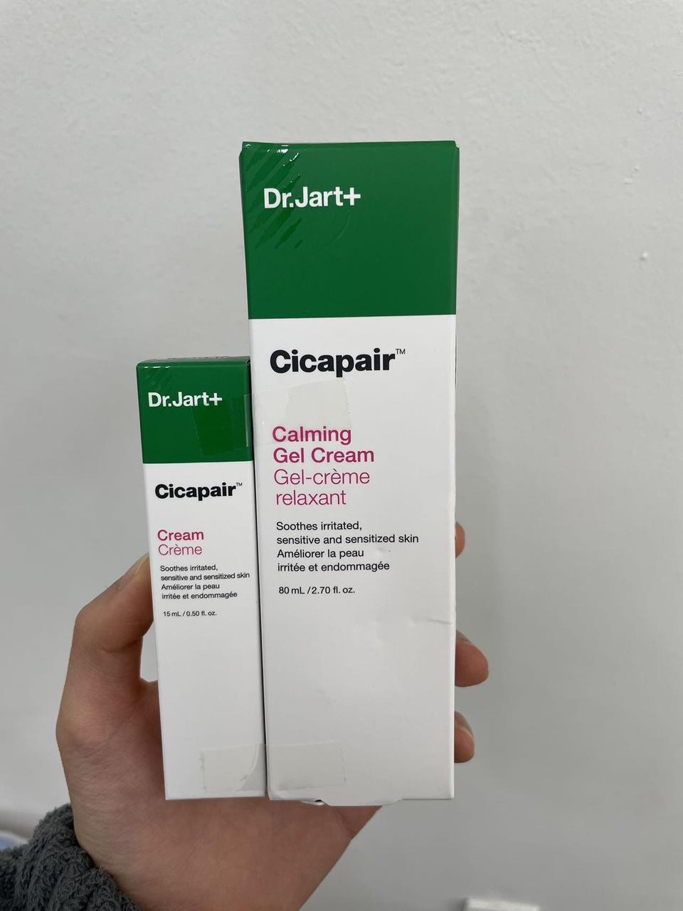 (새상품) 닥터자르트 시카페어 카밍 젤 크림 80ml + 시카크림 15m