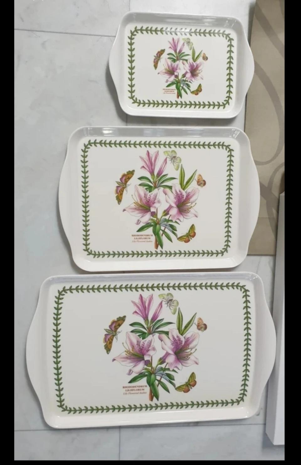 포트메리온 쟁반 세트