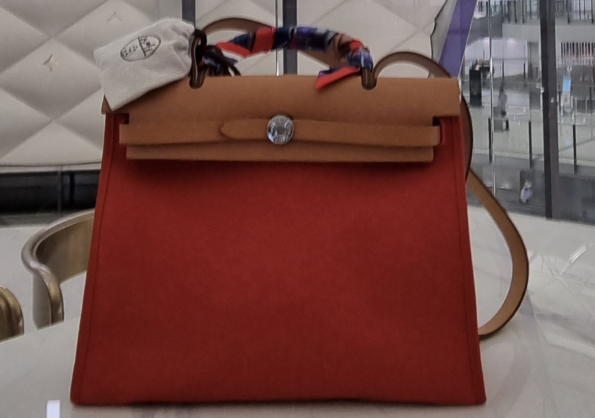 새상품) 정품 에르메스 에르백 31 + 트윌리 / 은장 에르메스가방