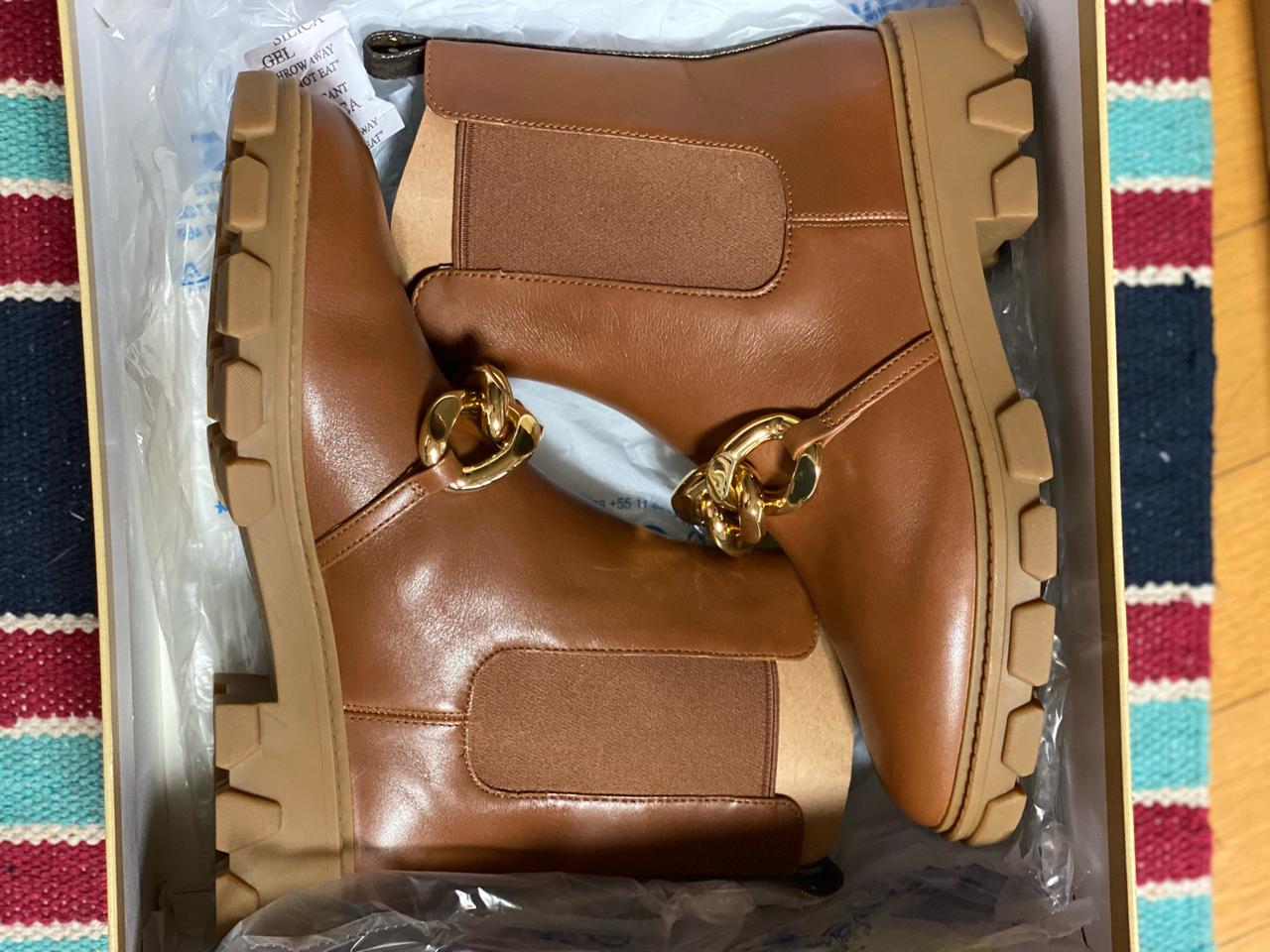 마이클코어스 카멜 버클 부츠(새상품)오늘만세일