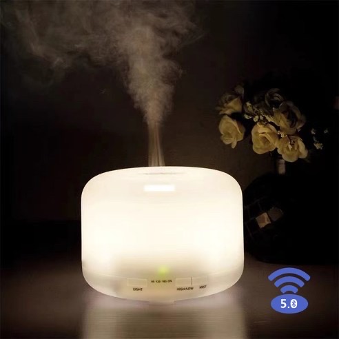 청결쉬운 초음파 미니 가습기 블루투스 스피커 무드등 1000ml