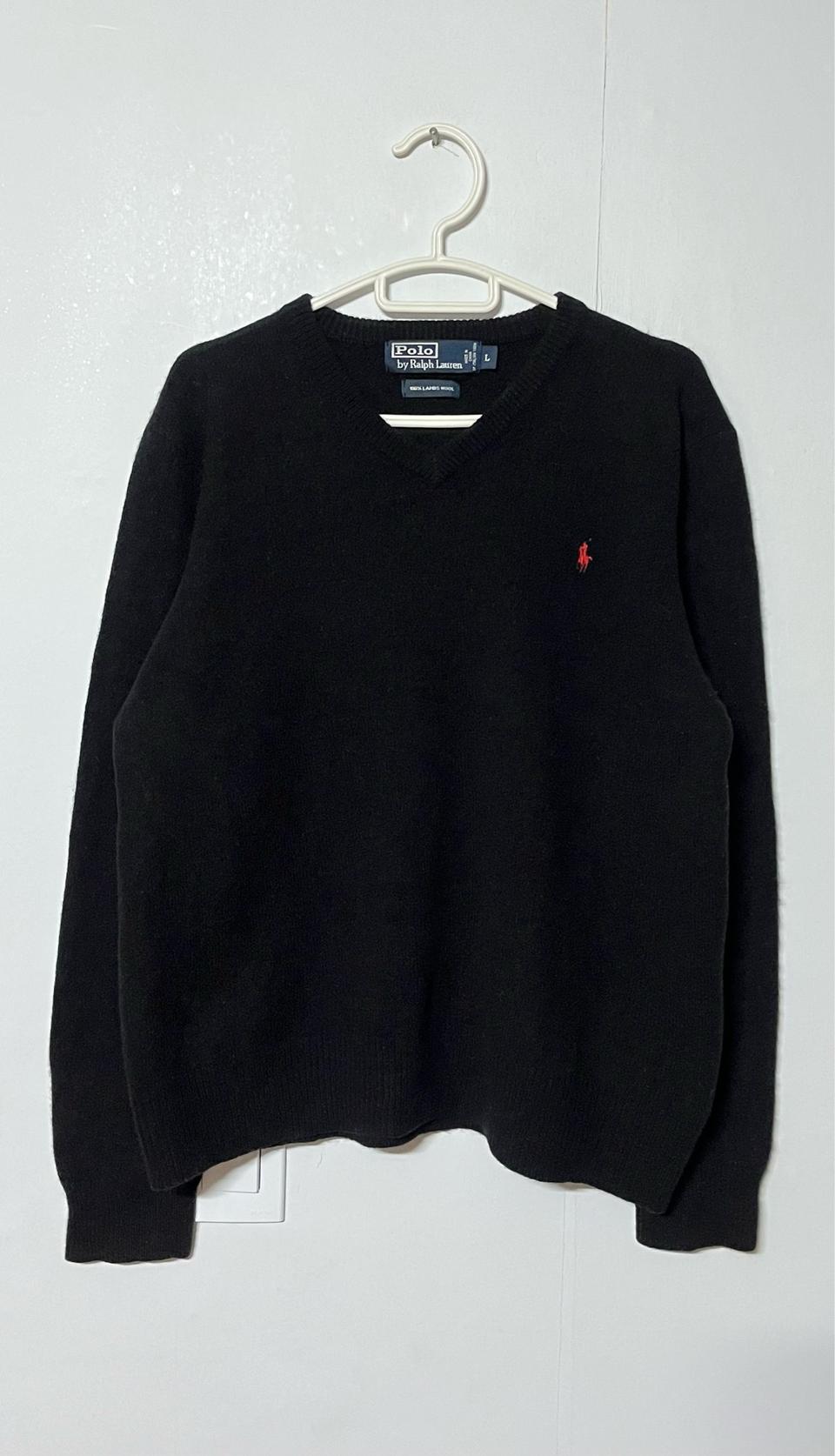 폴로 램스울 니트