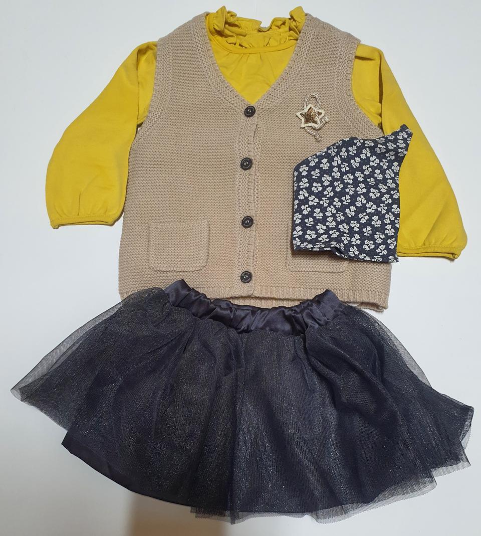 (새상품)유아복 쓰리피스 90사이즈