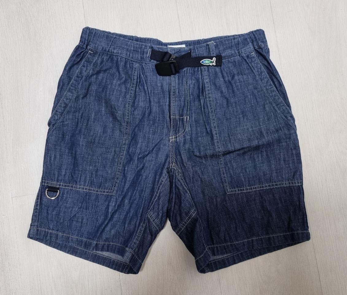 헤지스 워싱 중청 밴딩 데님팬츠 숏팬츠 반바지 78