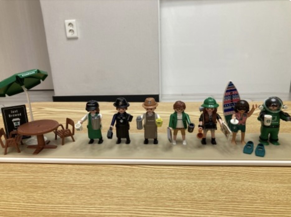 스타벅스 플레이모빌 세트 (미개봉)