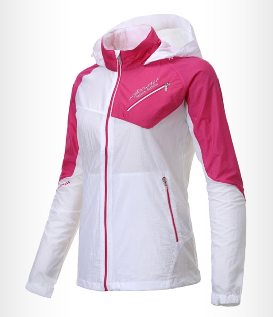 에어워크 여성 경량 바람막이 자켓 W505 핑크 90/새거