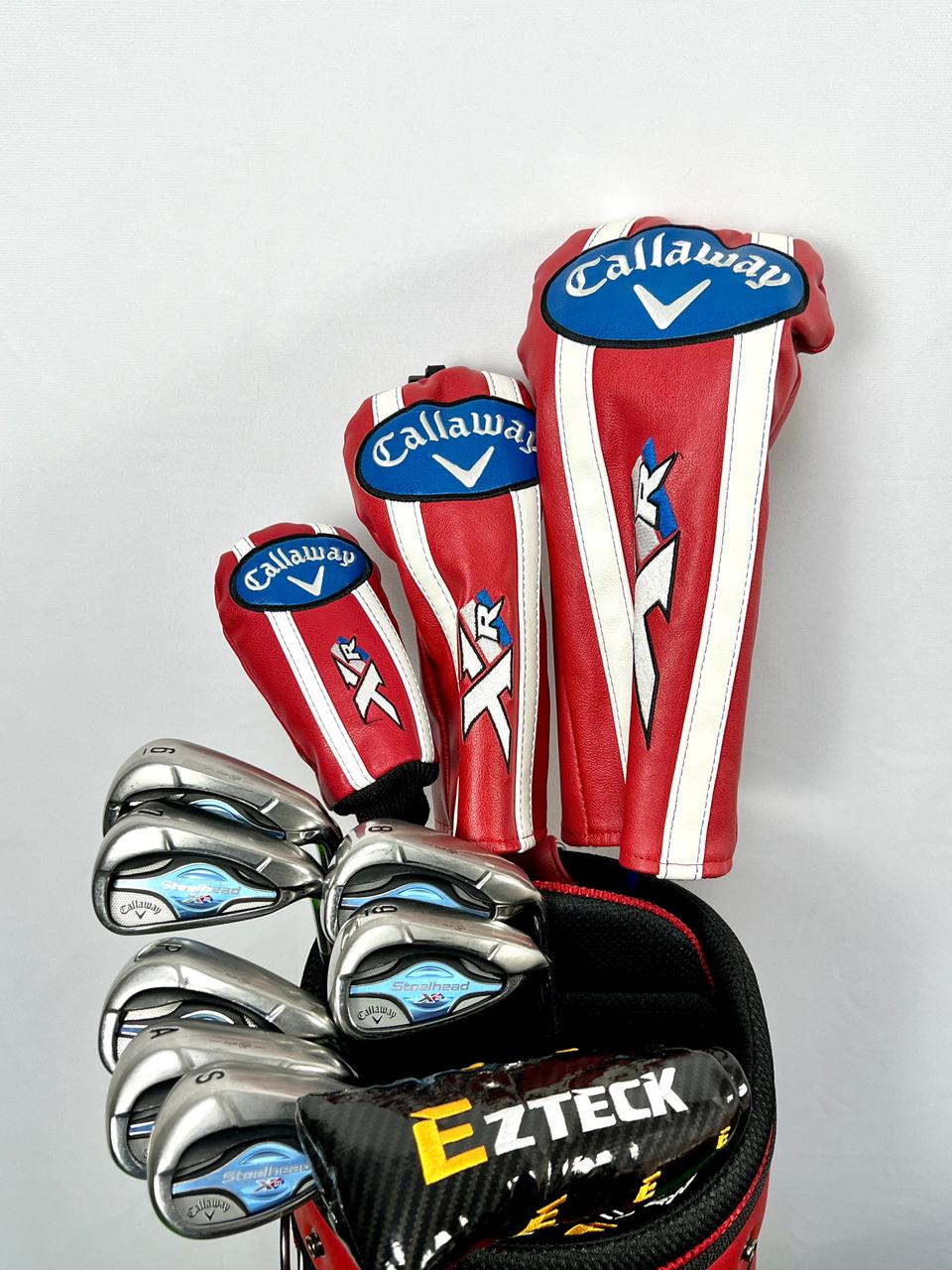 여성 캘러웨이 정품 XR16 단일 골프 풀세트. 스탠드백 포함