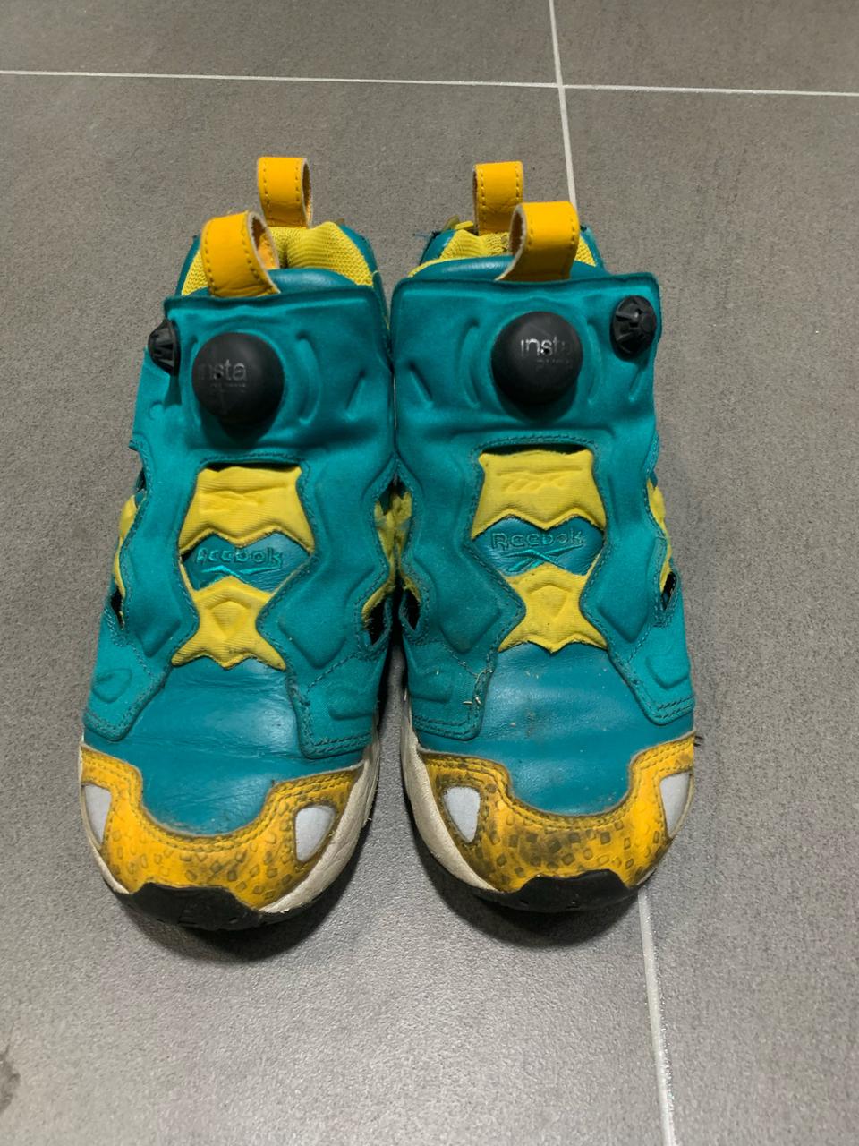 리복 펌프 퓨리 컬러팝 퓨리 그린 옐로우 v53779