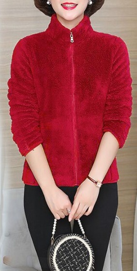 따뜻하고 가벼운 플리스 후리스 짚업 자켓 패딩 코트 점퍼 아웃터 핫핑크