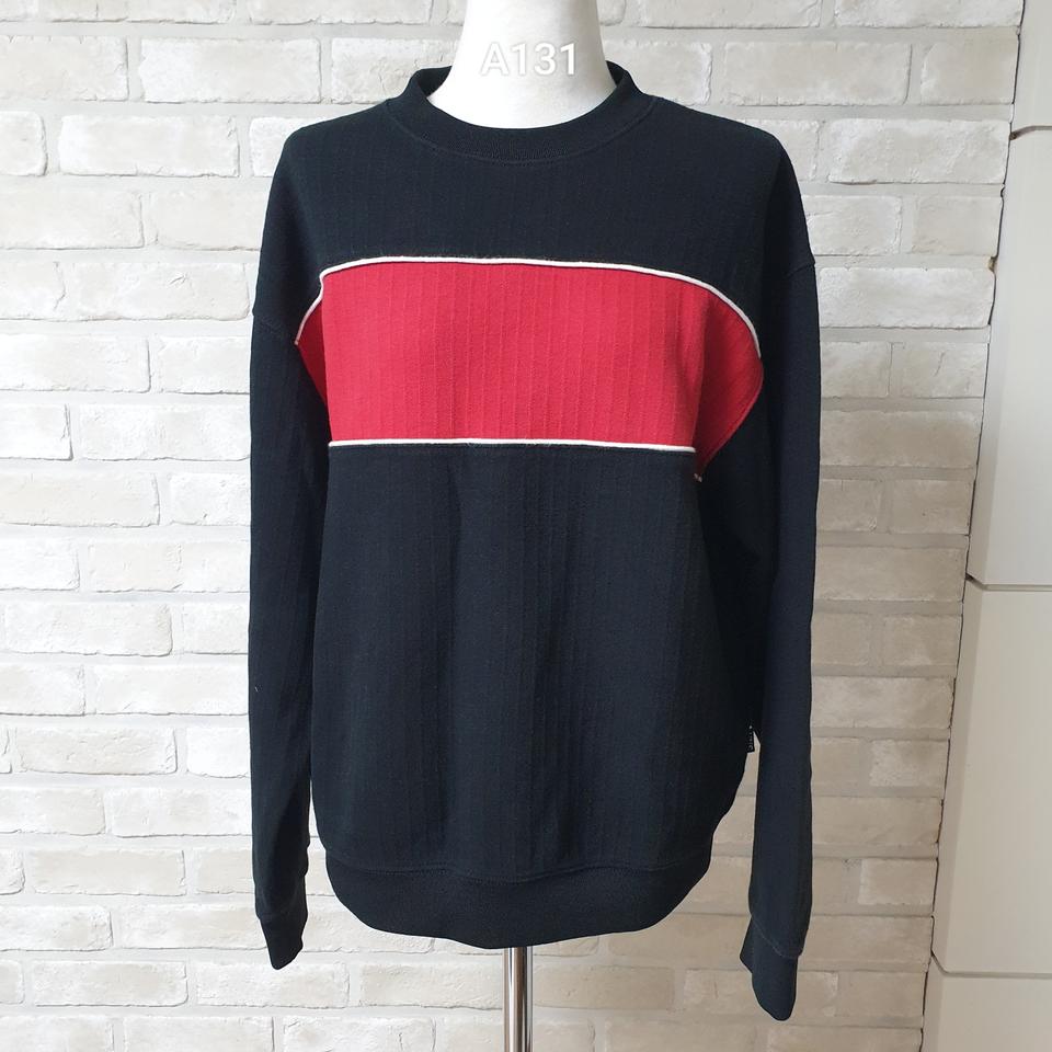  (A131) 블랙 맨투맨 L