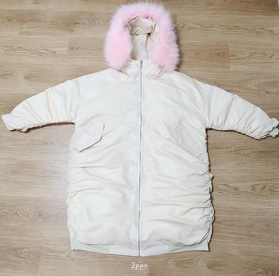 ❤ 딸기우유빛 베이비핑크 페이크퍼 후드패딩 구스 덕다운 오버핏 롱패딩