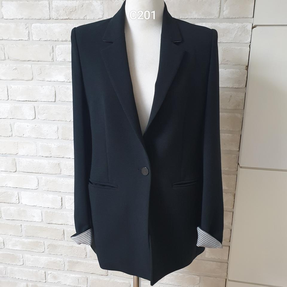 (C201) 플라스틱 아일랜드 블랙 정장자켓 S